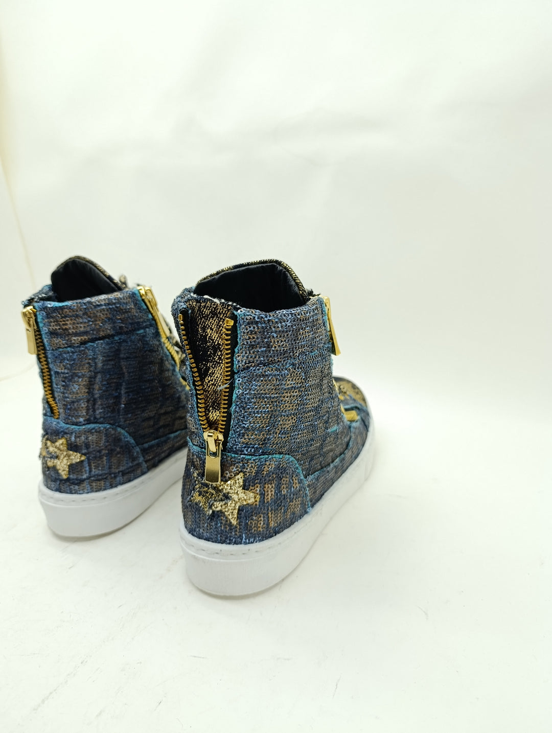 2Star sneakers donna numero 38 denim e gold nuove deadstock