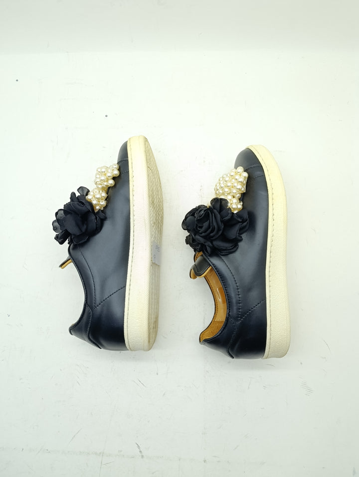 Pokemaoke sneakers perle e rose nere donna numero 37 nuove deadstock