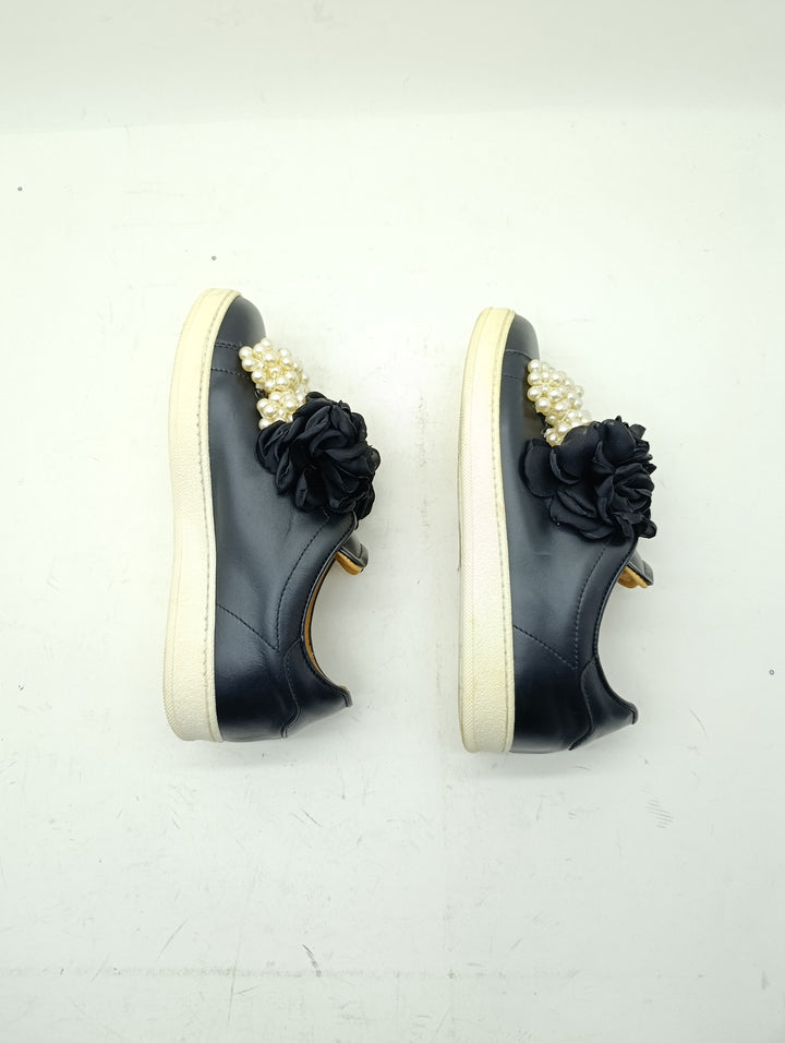 Pokemaoke sneakers perle e rose nere donna numero 37 nuove deadstock