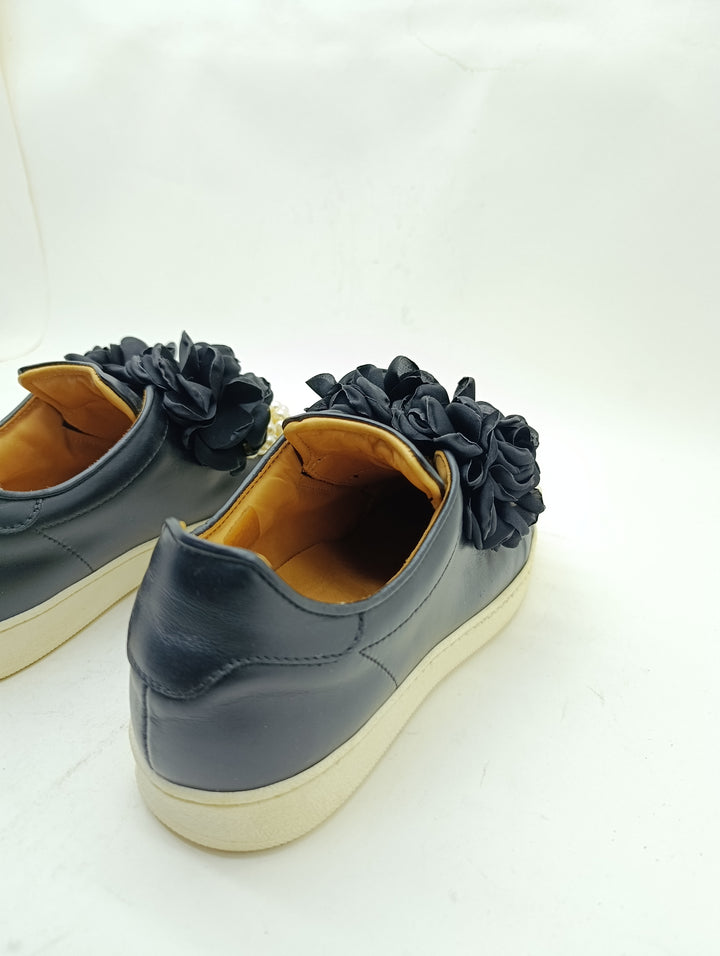 Pokemaoke sneakers perle e rose nere donna numero 37 nuove deadstock