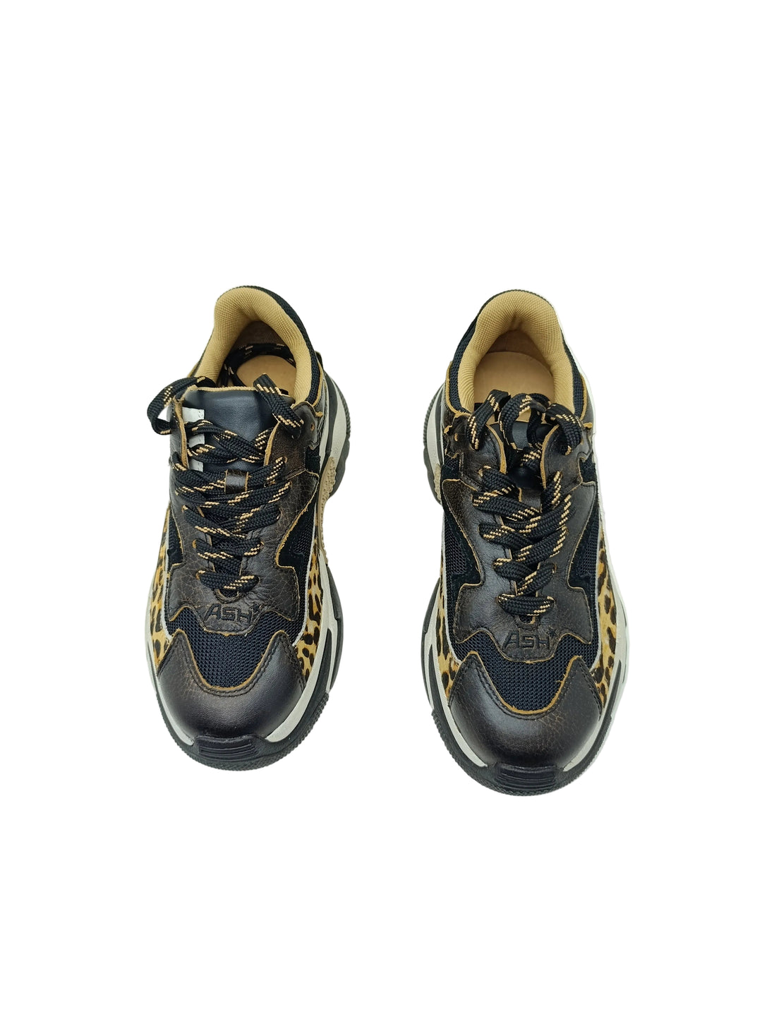 ASH sneakers maculate leopardate donna numero 36 nuovo deadstock