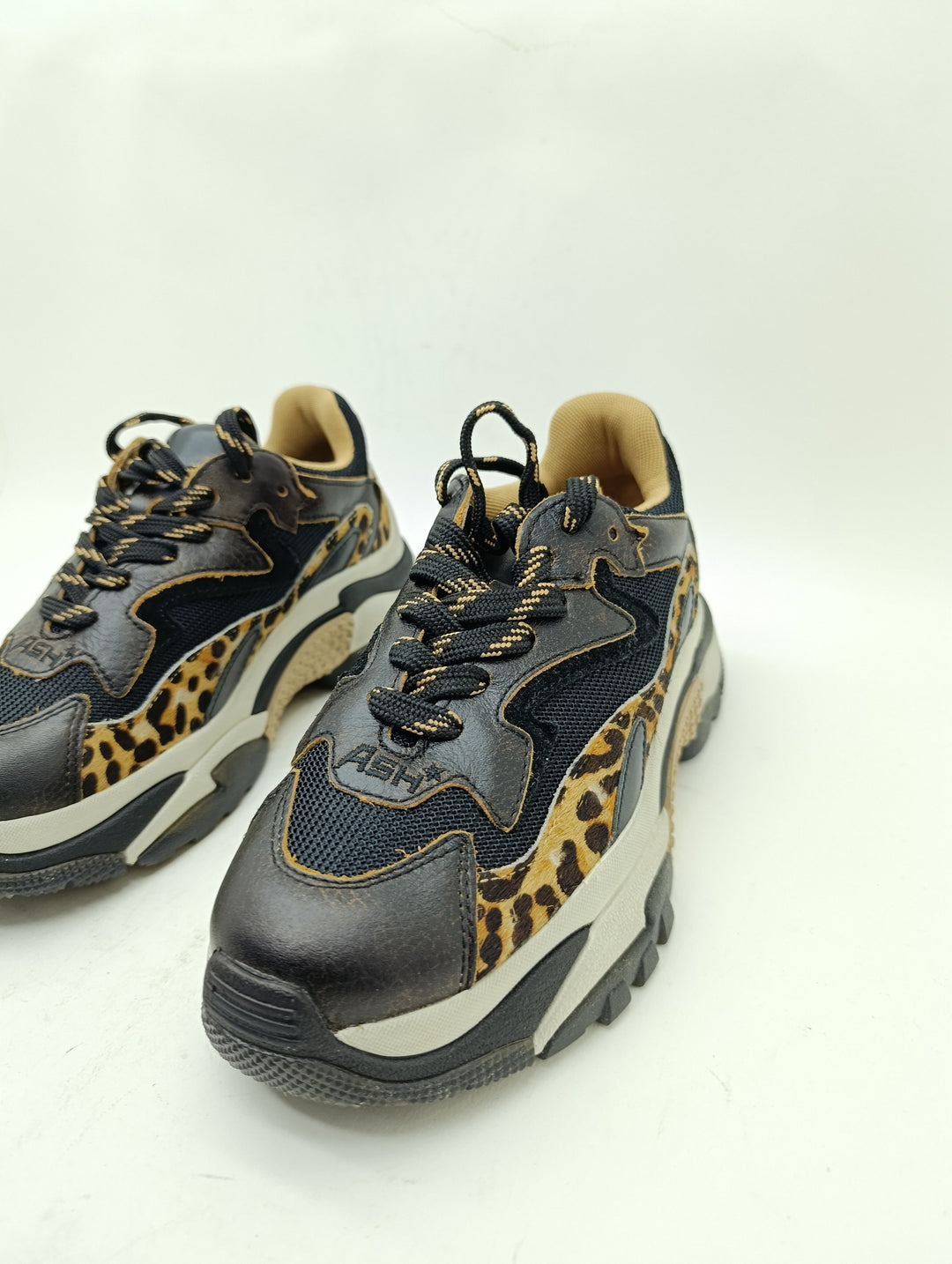 ASH sneakers maculate leopardate donna numero 36 nuovo deadstock