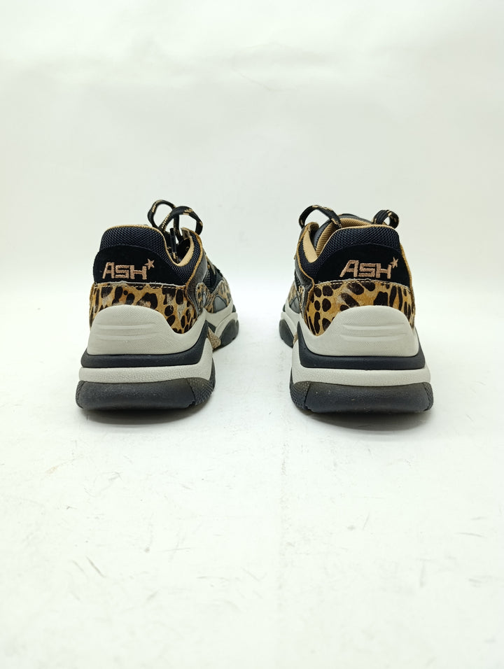 ASH sneakers maculate leopardate donna numero 36 nuovo deadstock