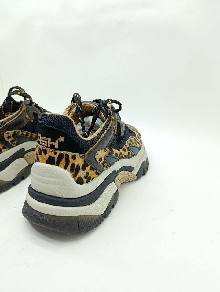ASH sneakers maculate leopardate donna numero 36 nuovo deadstock