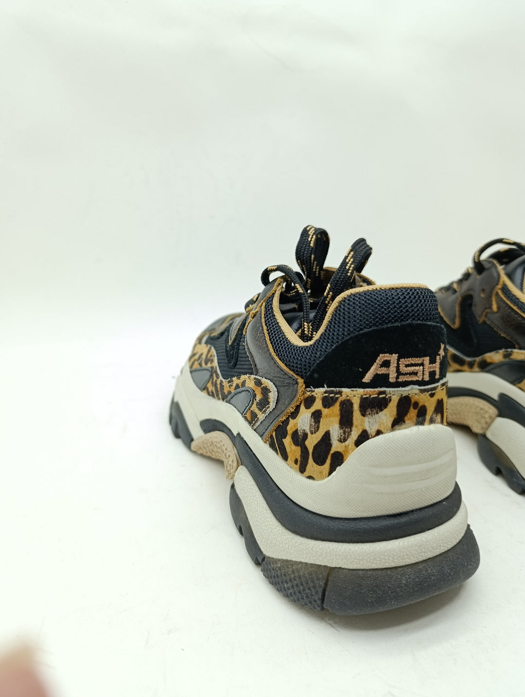 ASH sneakers maculate leopardate donna numero 36 nuovo deadstock