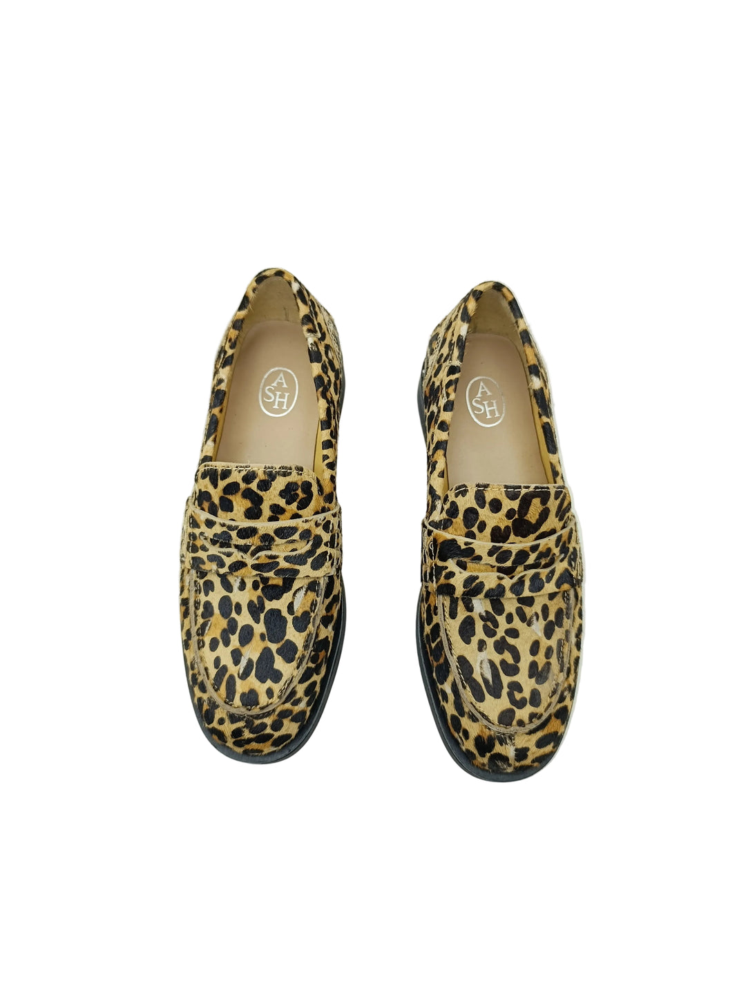ASH Mocassino maculato in cavallino donna numero 37 nuovo deadstock
