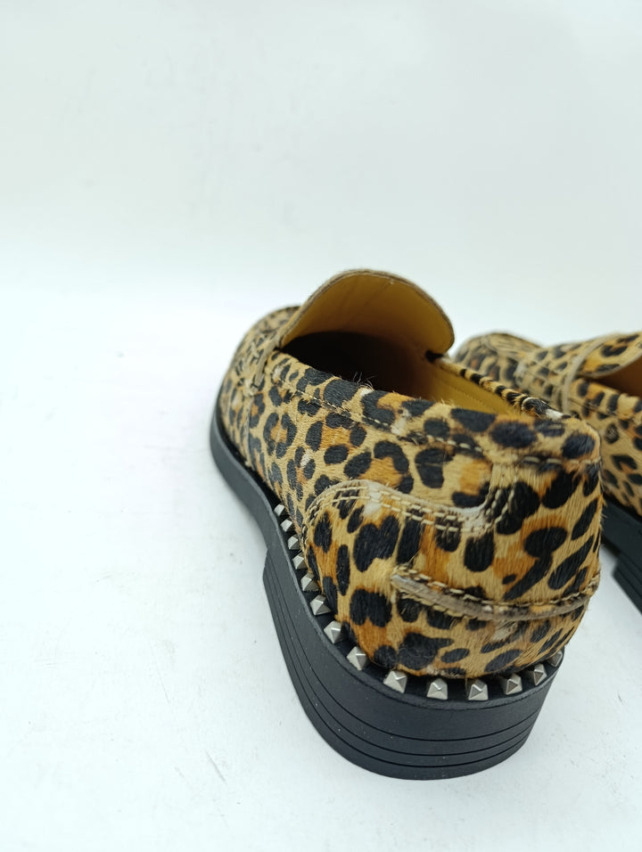 ASH Mocassino maculato in cavallino donna numero 37 nuovo deadstock