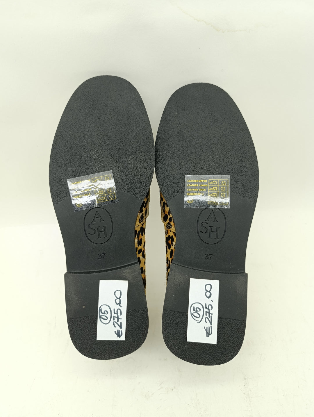 ASH Mocassino maculato in cavallino donna numero 37 nuovo deadstock
