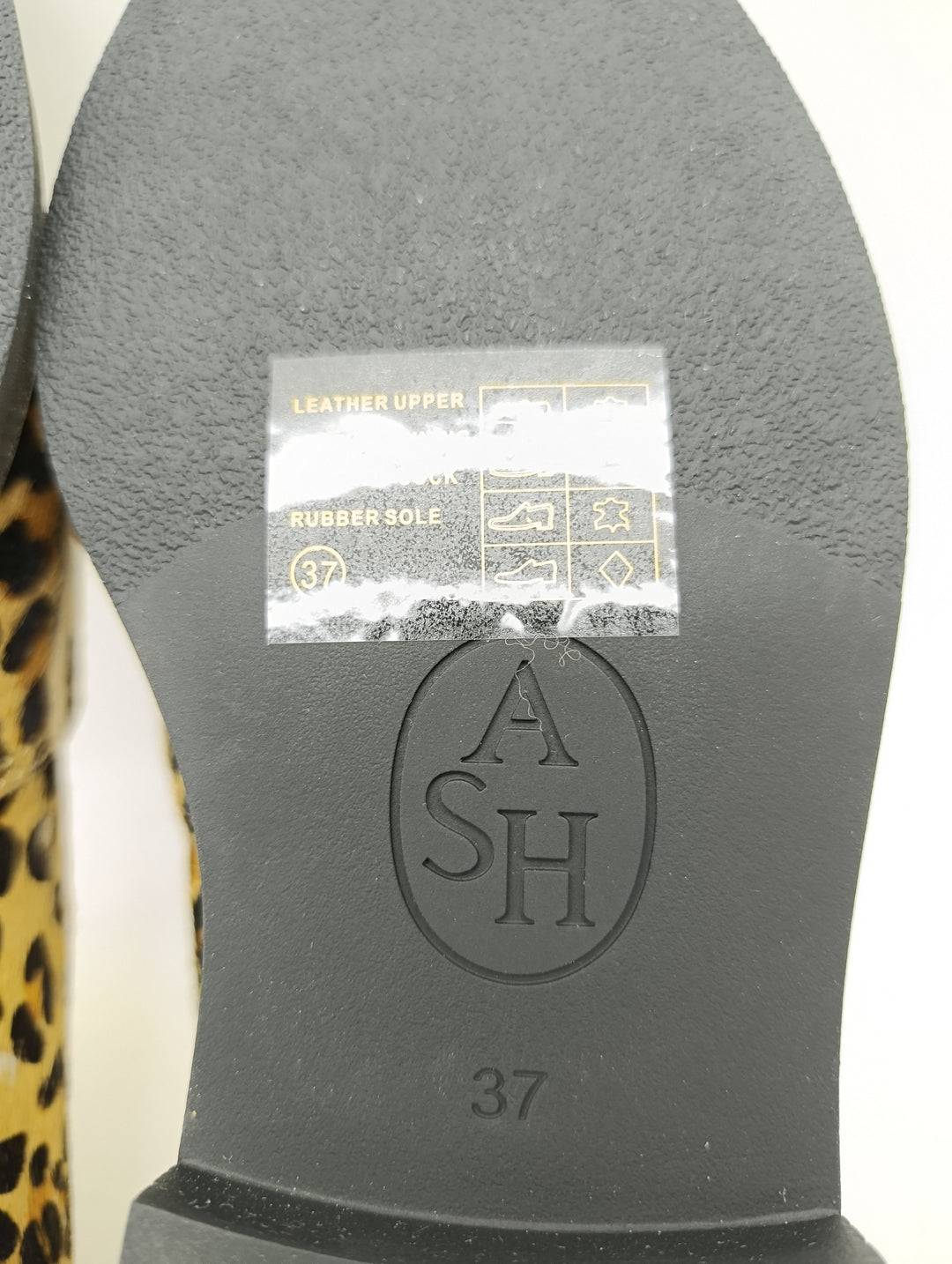 ASH Mocassino maculato in cavallino donna numero 37 nuovo deadstock