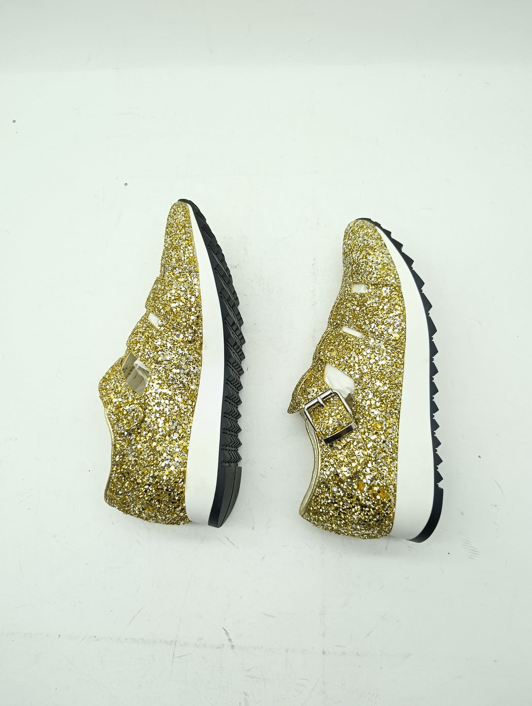 Cult sneakers glitter Oro donna numero 38 nuovo deadstock