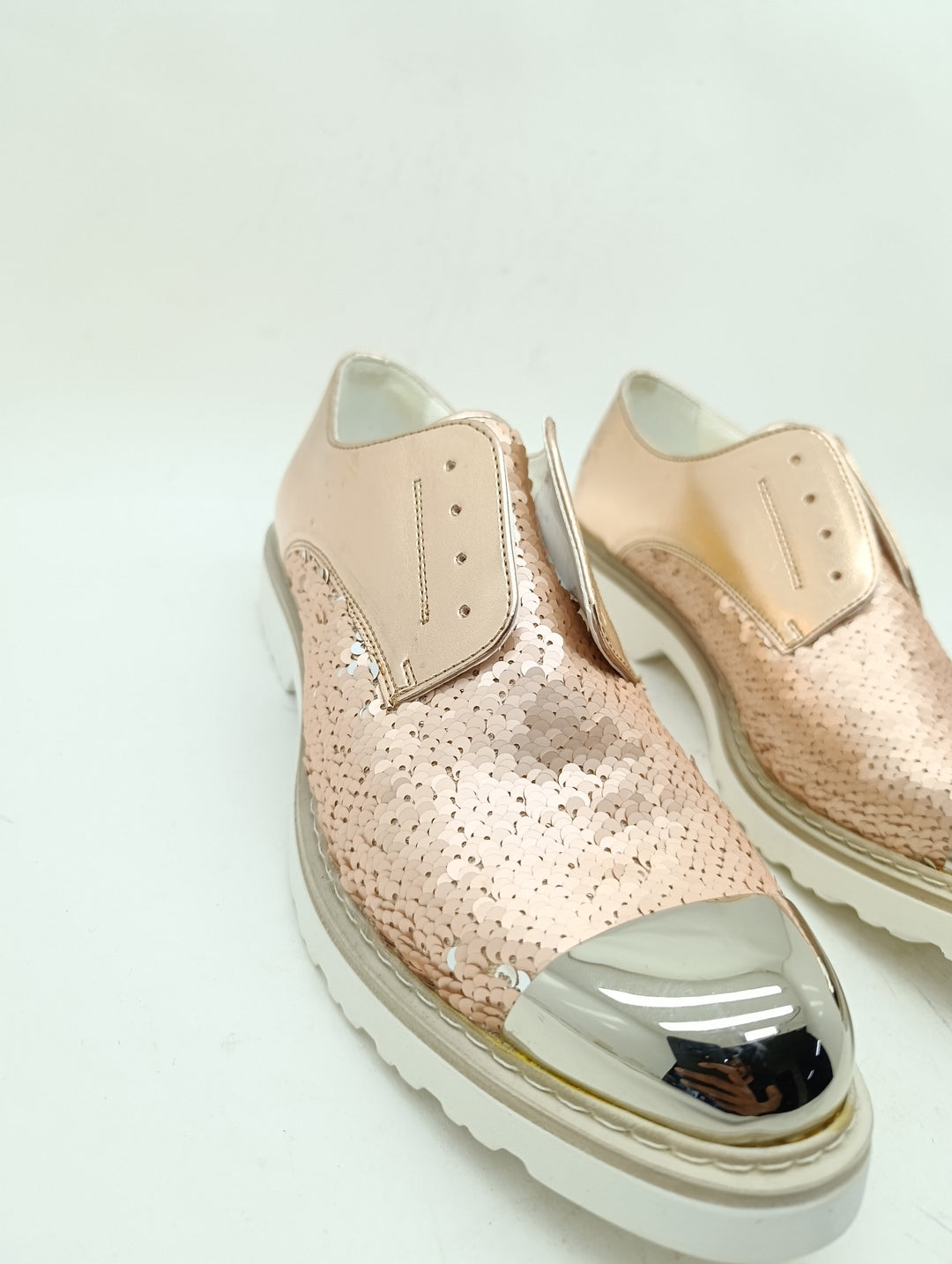 Cult sneakers glitter donna numero 40 nuovo deadstock