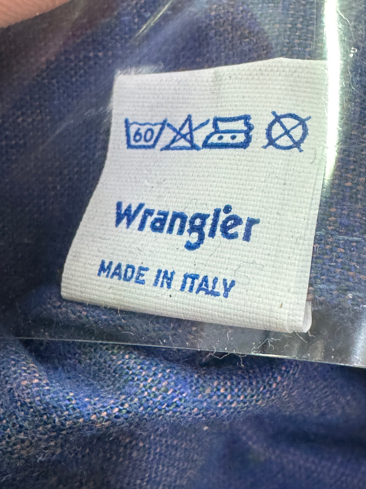 Wrangler shirt made in Italy taglia M nuova deadstock