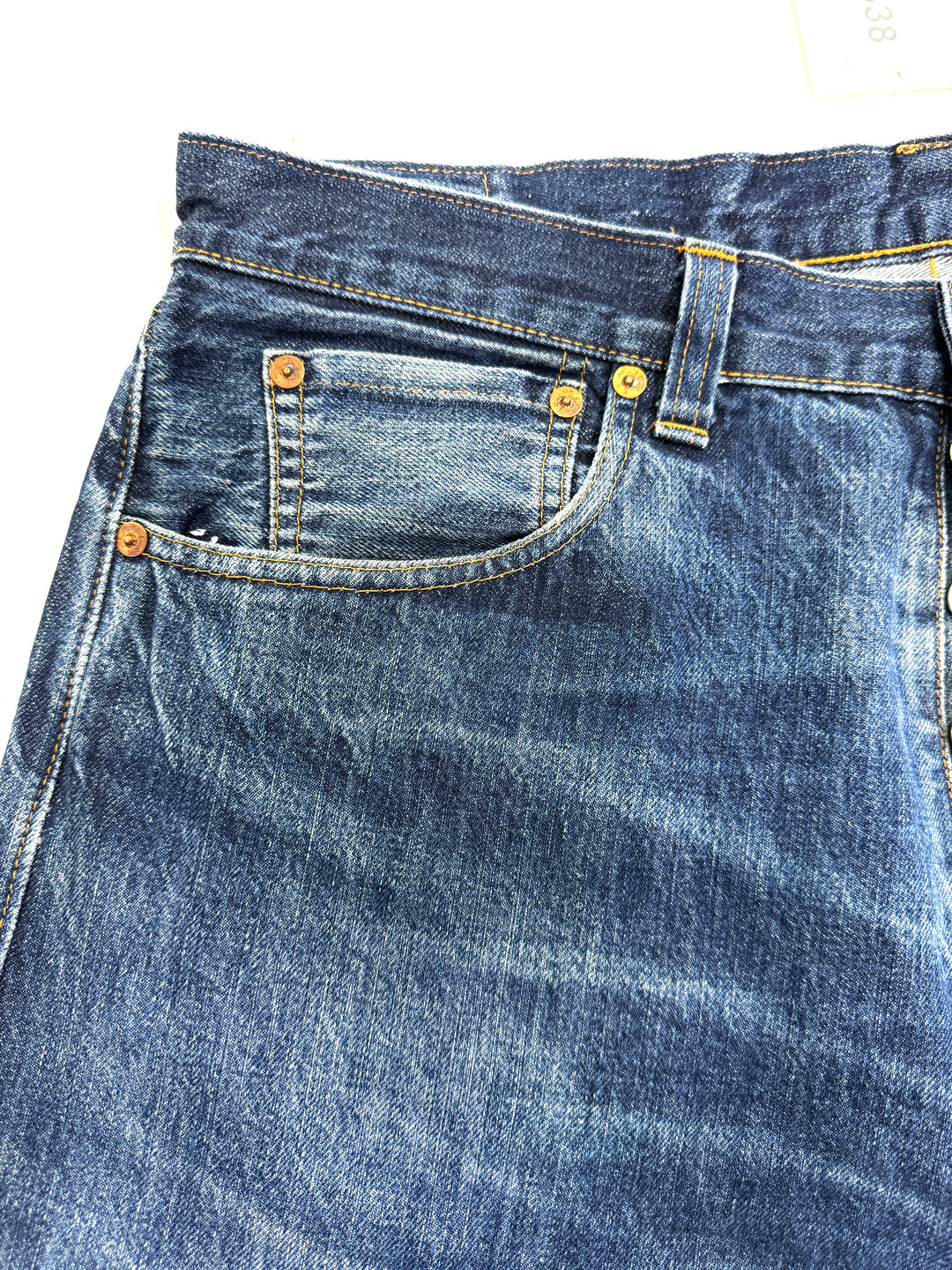 Levi's 501 big E riveted selvedge W38 L36 cimosa e single stich