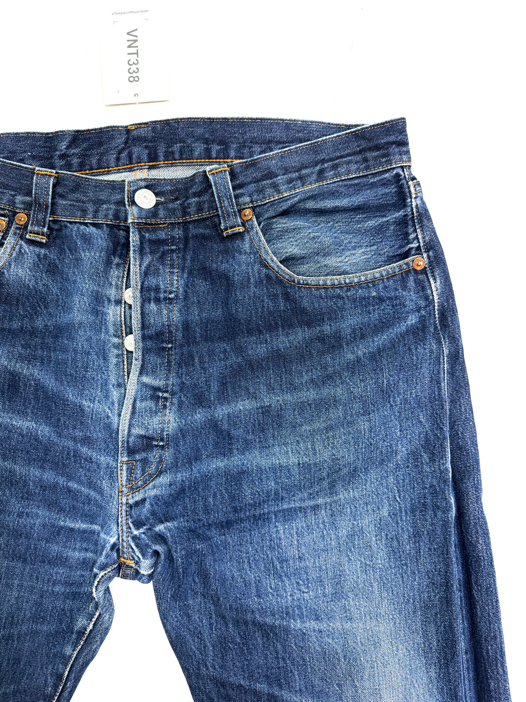 Levi's 501 big E riveted selvedge W38 L36 cimosa e single stich