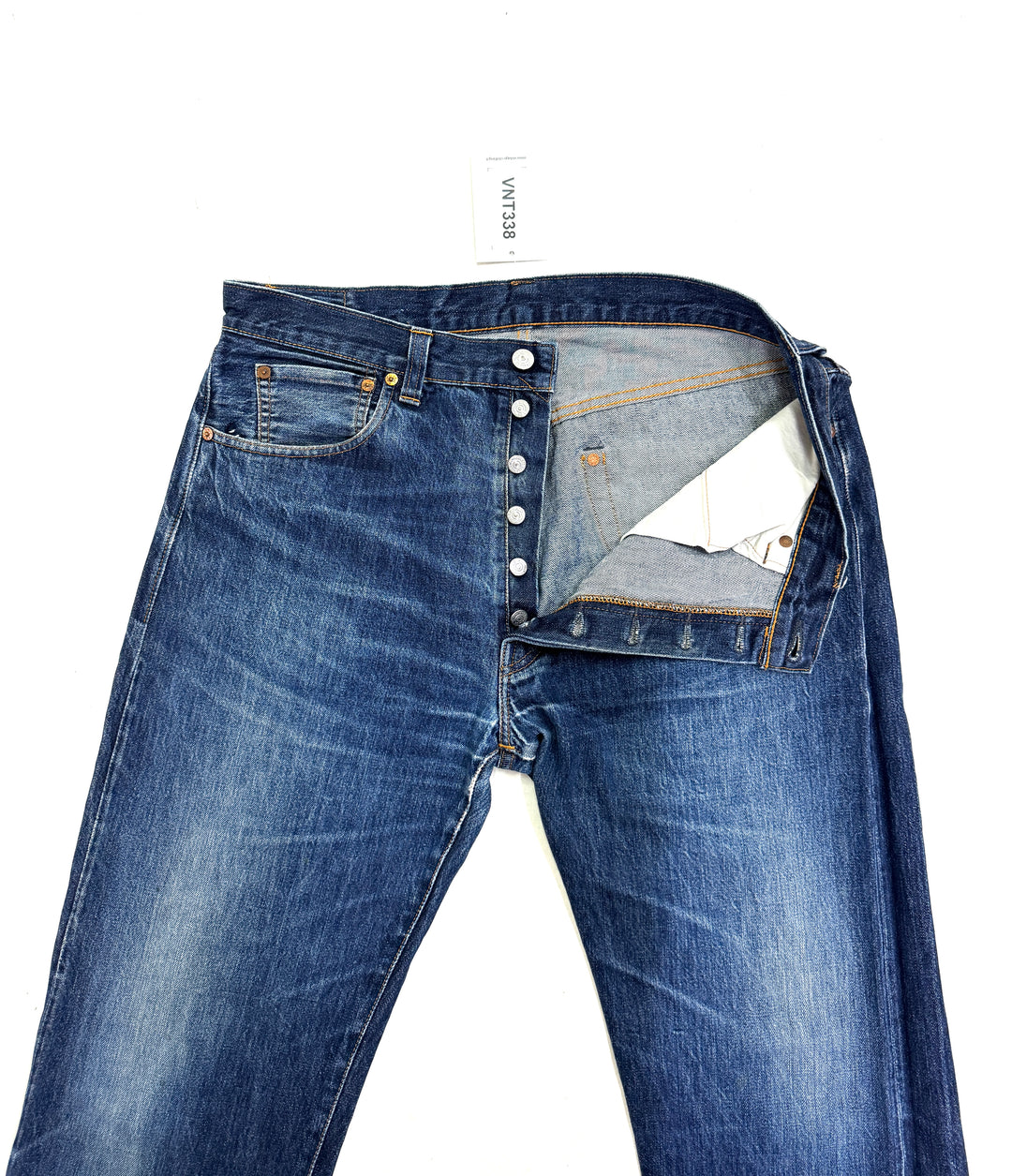 Levi's 501 big E riveted selvedge W38 L36 cimosa e single stich