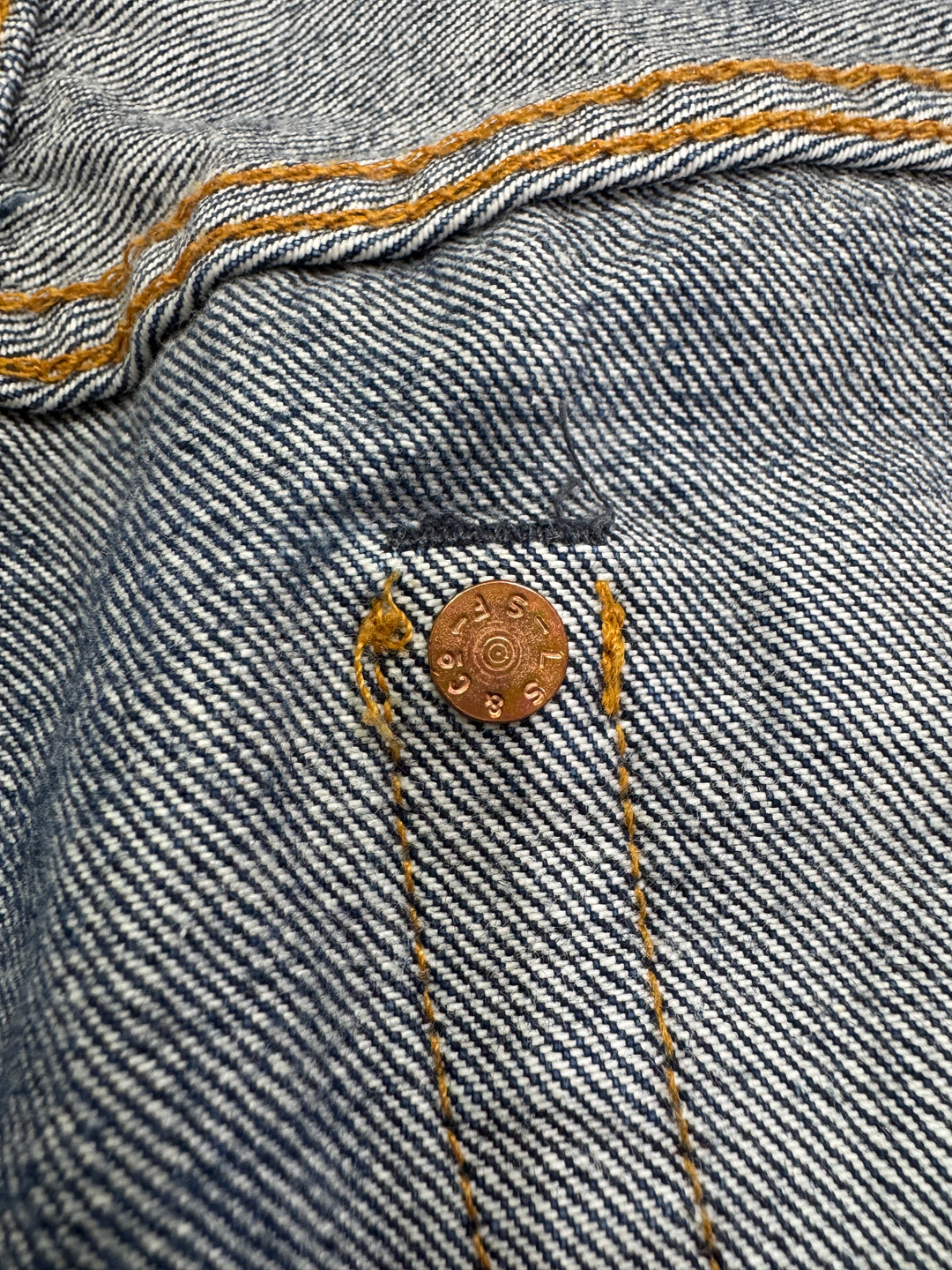 Levi's 501 big E riveted selvedge W38 L36 cimosa e single stich