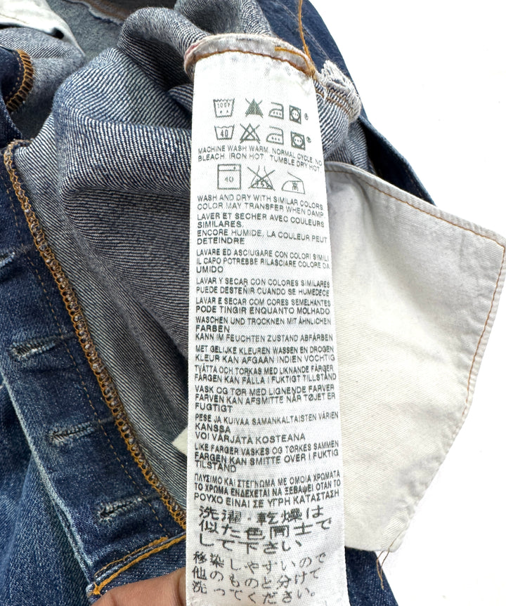 Levi's 501 big E riveted selvedge W38 L36 cimosa e single stich
