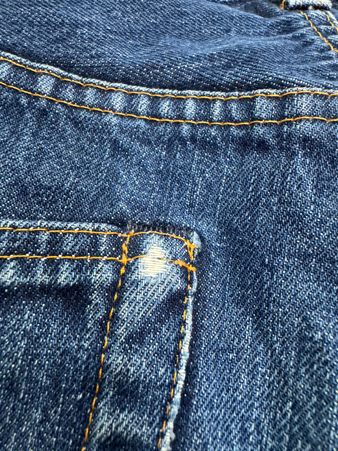 Levi's 501 big E riveted selvedge W38 L36 cimosa e single stich