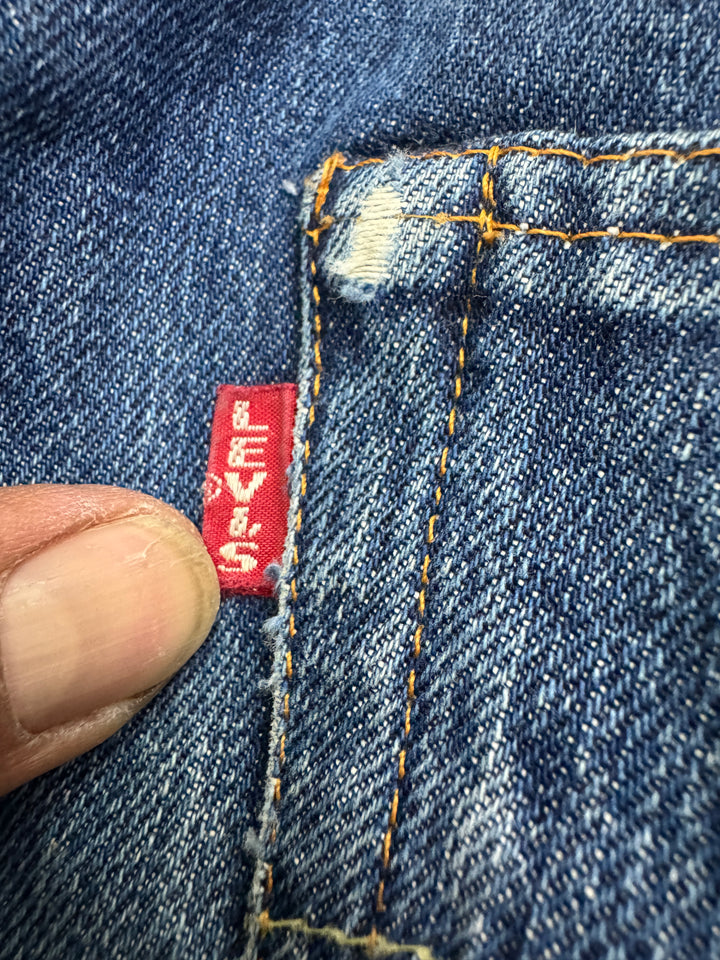 Levi's 501 big E riveted selvedge W38 L36 cimosa e single stich