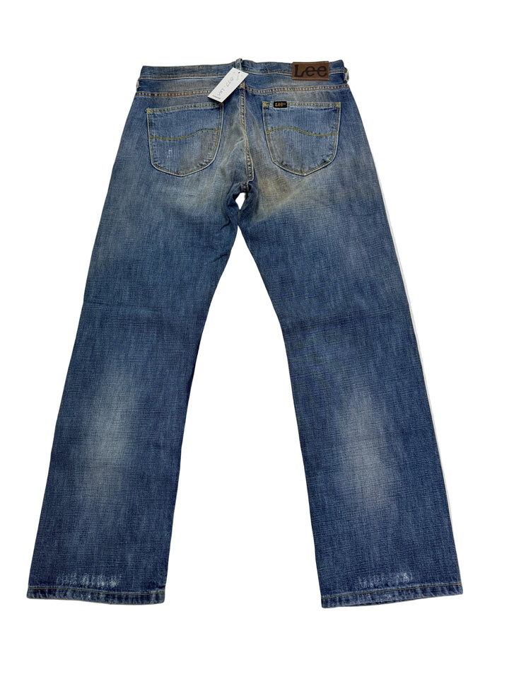 Lee 101b selvedge cimosa W34 L32 vintage denim lee jeans usato unisex