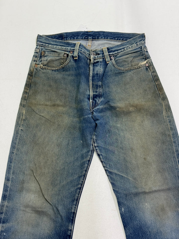 Levi's 501xx Big E W34 L36 RIVET'S selvedge Made in USA vintage jeans lvc cimosa