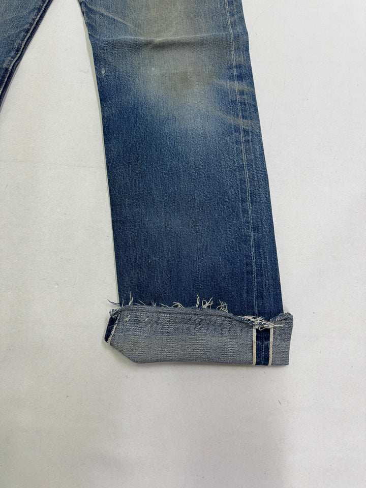 Levi's 501xx Big E W34 L36 RIVET'S selvedge Made in USA vintage jeans lvc cimosa