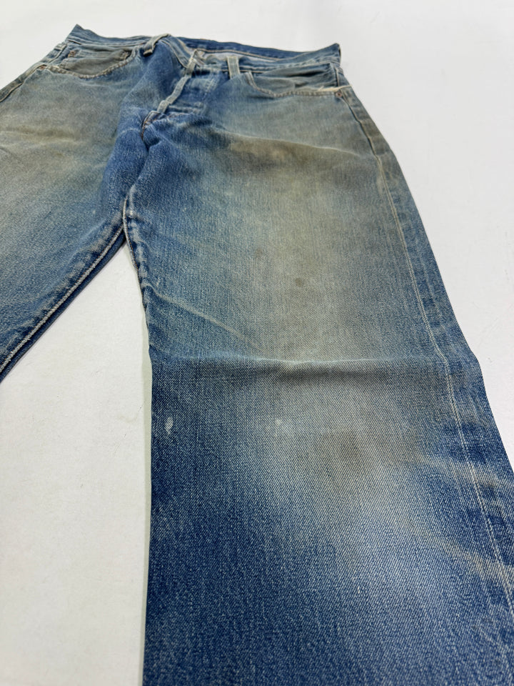 Levi's 501xx Big E W34 L36 RIVET'S selvedge Made in USA vintage jeans lvc cimosa