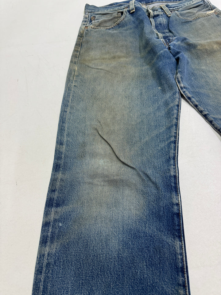 Levi's 501xx Big E W34 L36 RIVET'S selvedge Made in USA vintage jeans lvc cimosa