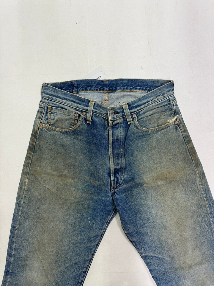 Levi's 501xx Big E W34 L36 RIVET'S selvedge Made in USA vintage jeans lvc cimosa