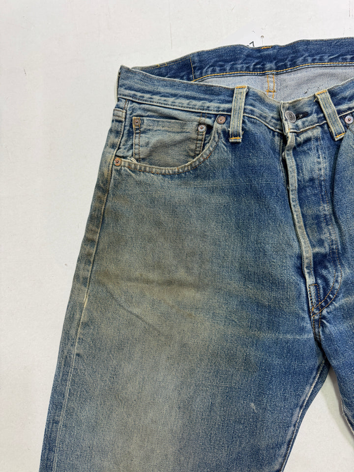 Levi's 501xx Big E W34 L36 RIVET'S selvedge Made in USA vintage jeans lvc cimosa