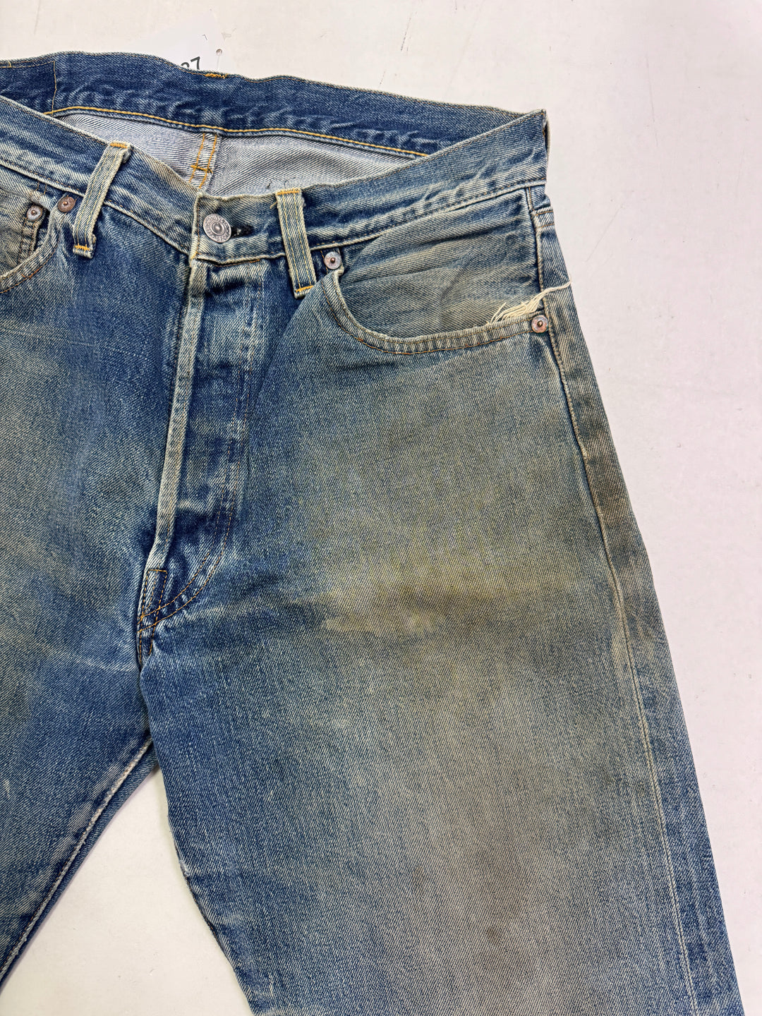 Levi's 501xx Big E W34 L36 RIVET'S selvedge Made in USA vintage jeans lvc cimosa