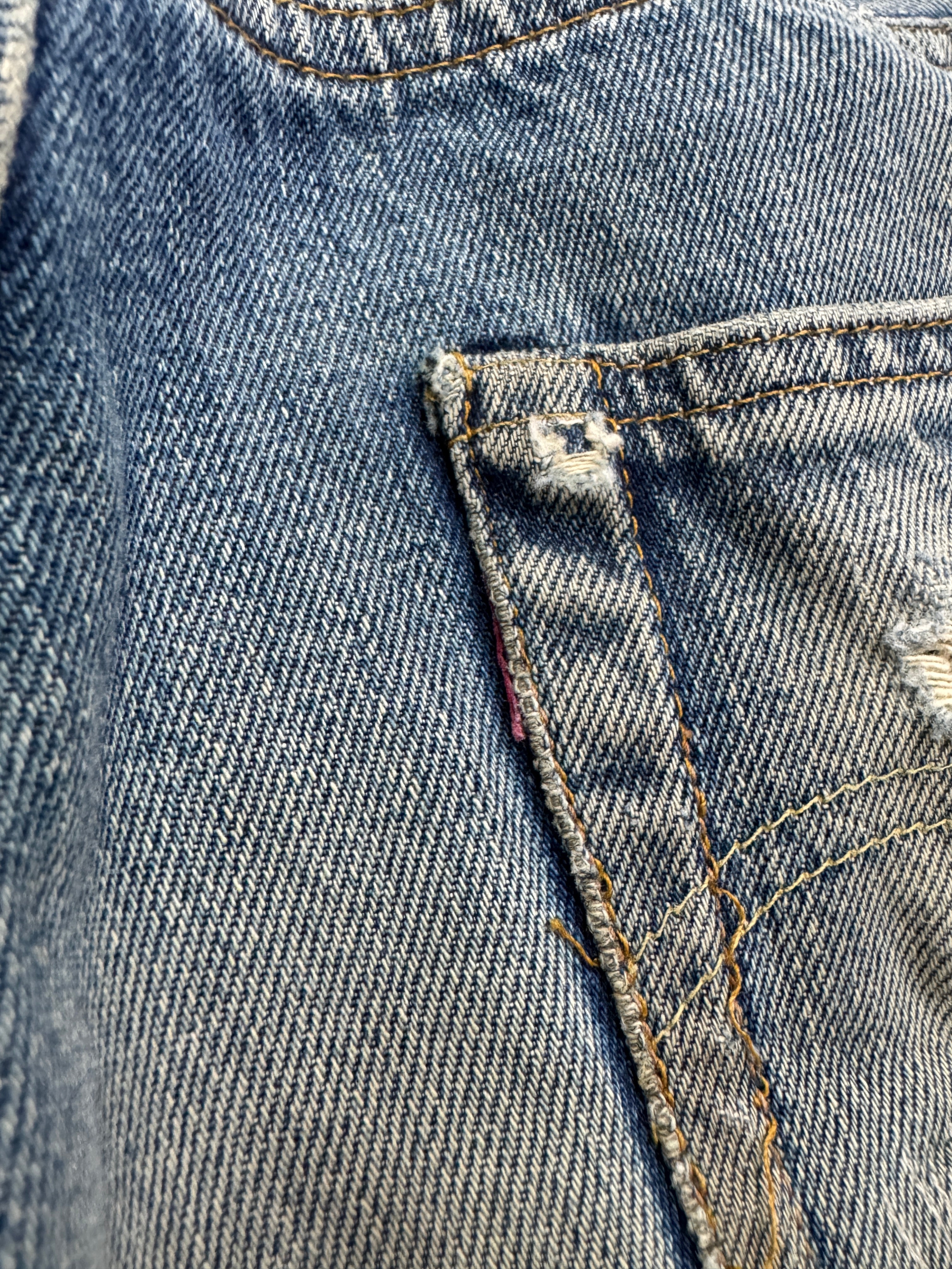 Levi's 501xx Big E W34 L36 RIVET'S selvedge Made in USA