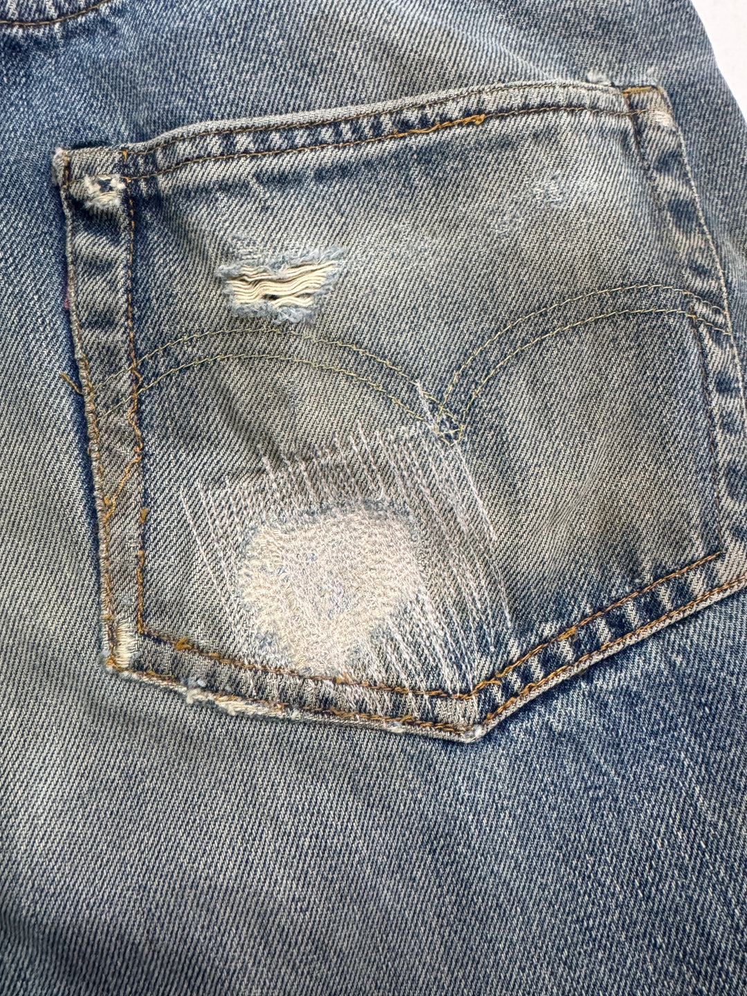 Levi's 501xx Big E W34 L36 RIVET'S selvedge Made in USA vintage jeans lvc cimosa