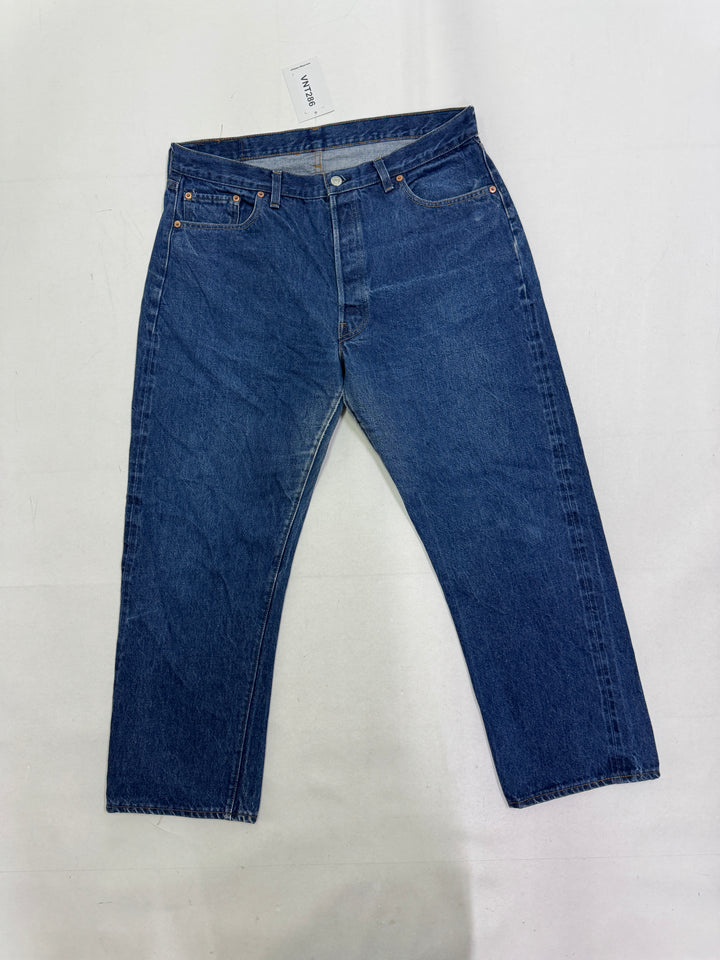 Levi's 501 selvedge W38 L31 Indigo vintage jeans denim lvc cimosa