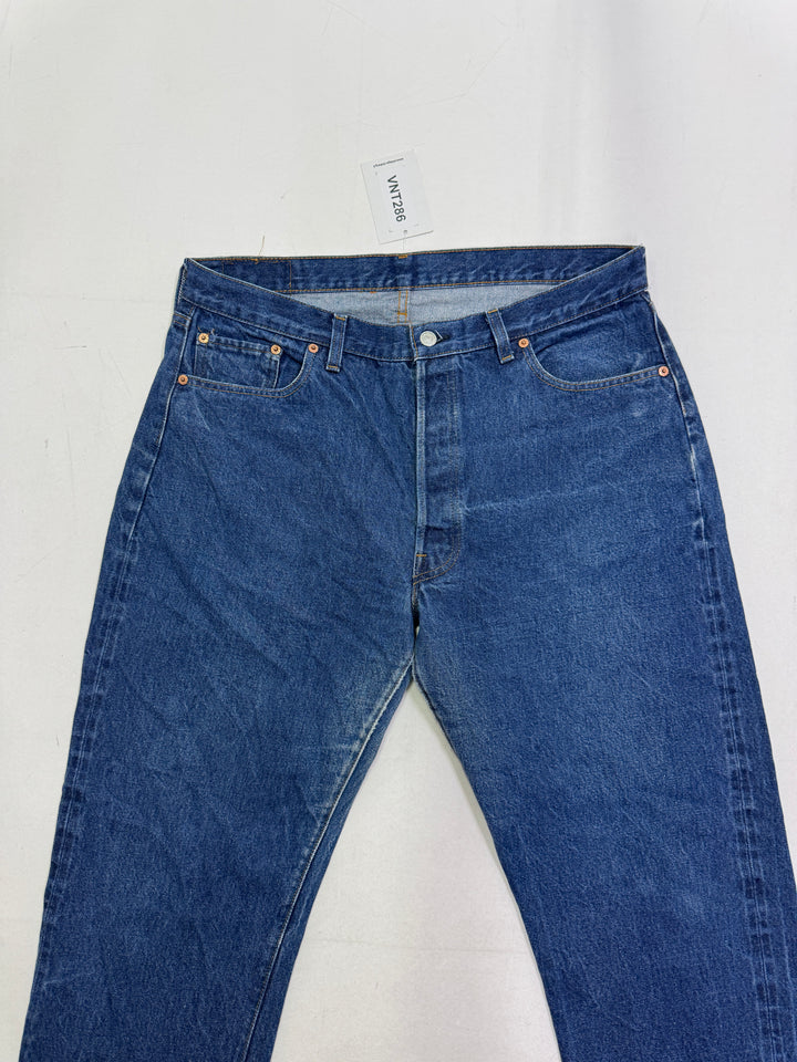 Levi's 501 selvedge W38 L31 Indigo vintage jeans denim lvc cimosa