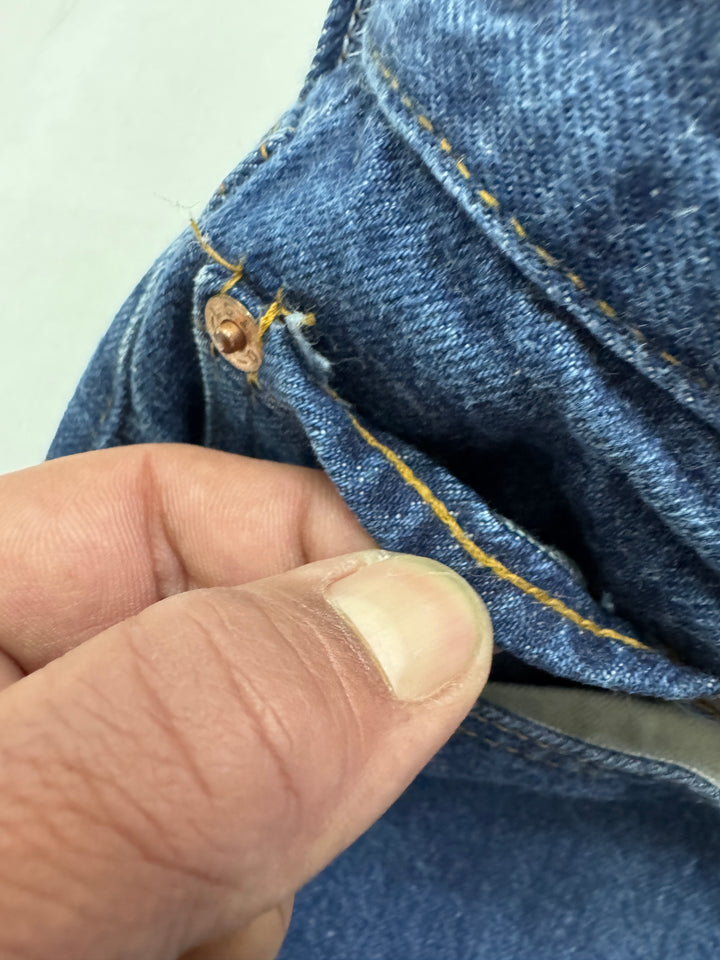 Levi's 501 selvedge W38 L31 Indigo vintage jeans denim lvc cimosa
