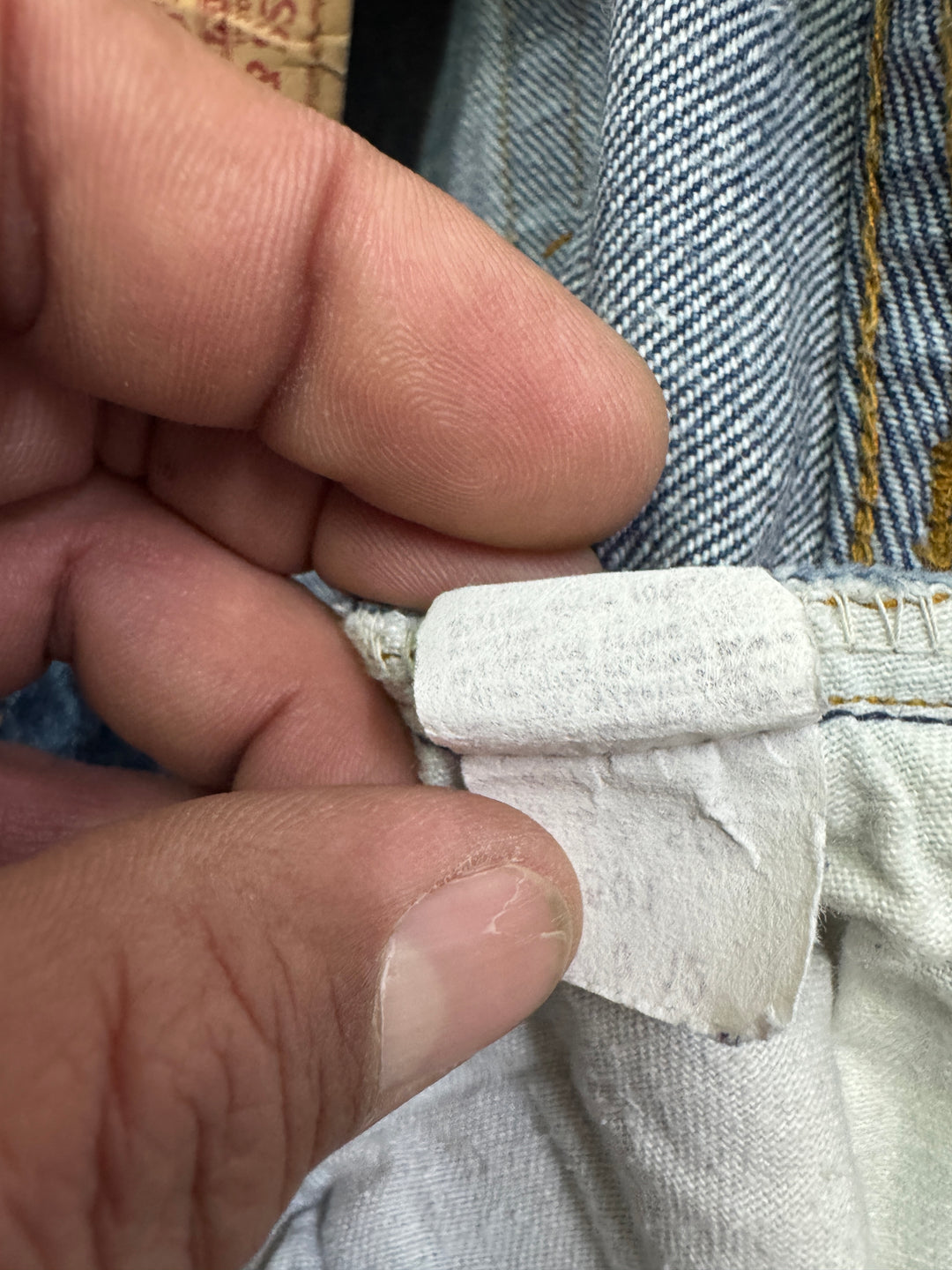Levi's 501 selvedge W38 L31 Indigo vintage jeans denim lvc cimosa