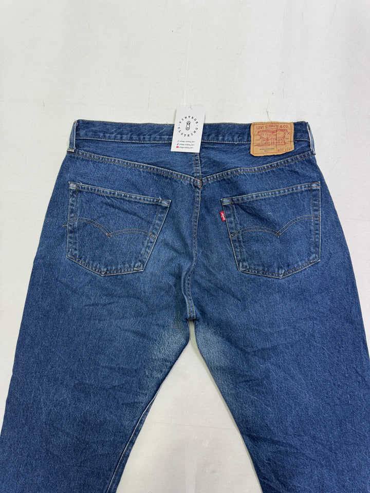 Levi's 501 selvedge W38 L31 Indigo vintage jeans denim lvc cimosa