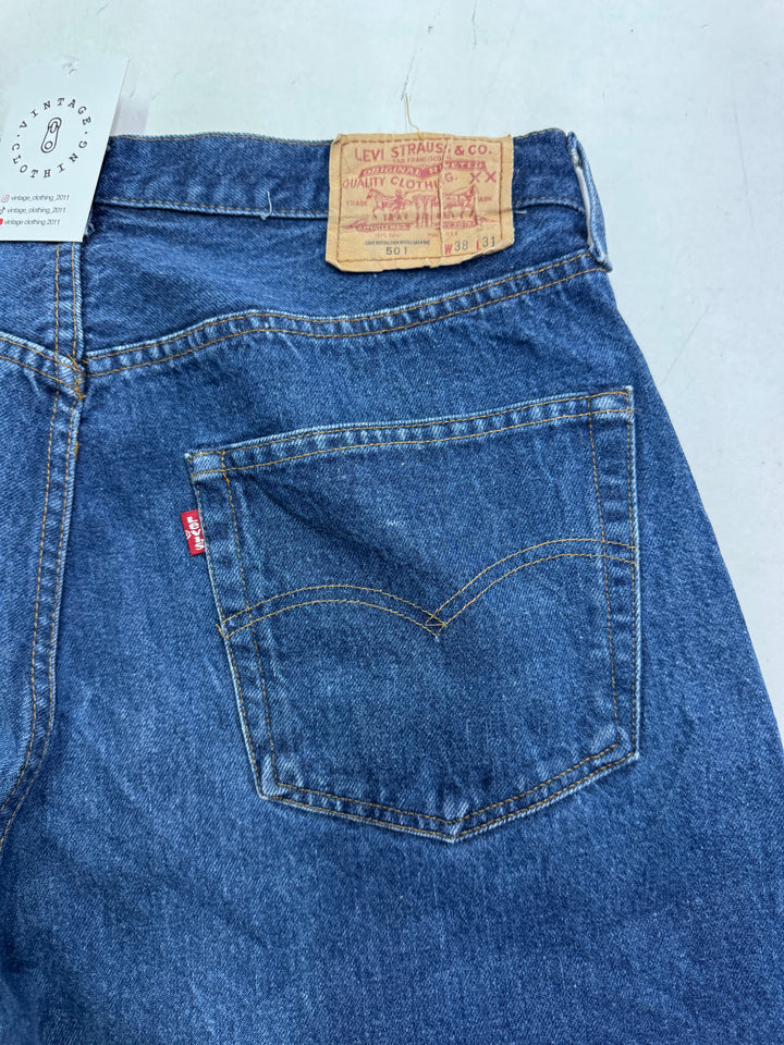 Levi's 501 selvedge W38 L31 Indigo vintage jeans denim lvc cimosa
