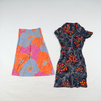 Stock lotto Vestiti estivi vintage donna 65pz colorati