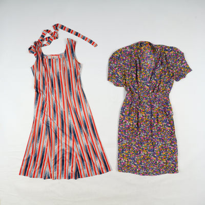 Stock lotto Vestiti estivi vintage donna 65pz colorati