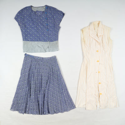 Stock lotto Vestiti estivi vintage donna 65pz colorati