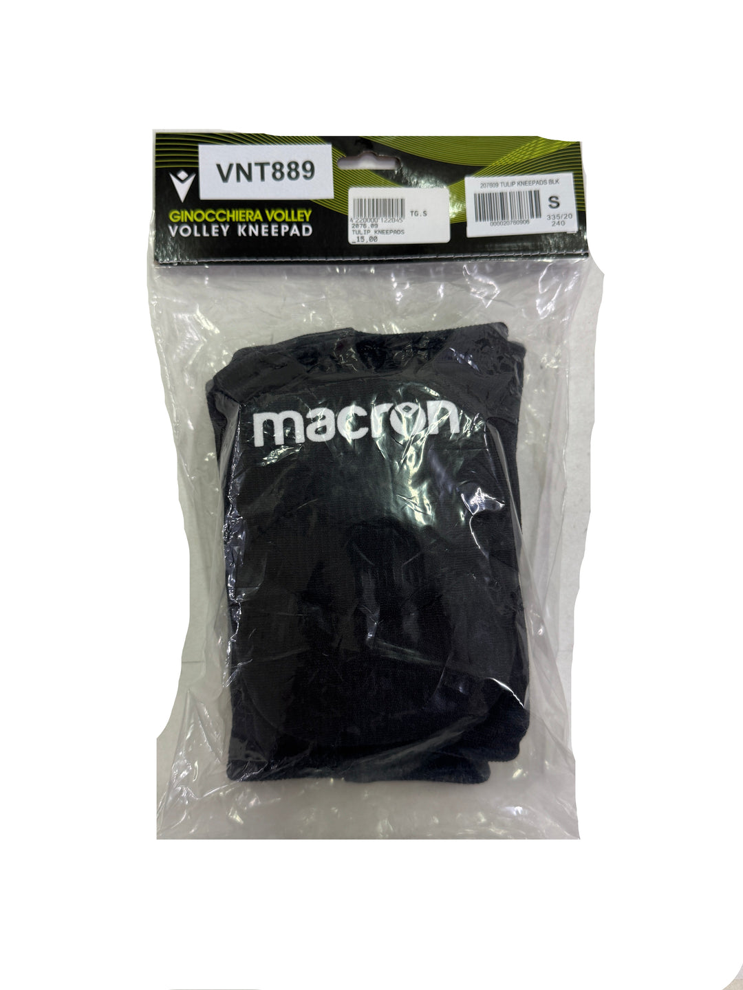 Macron Tulip kneepad ginocchiere volley size S pallavolo