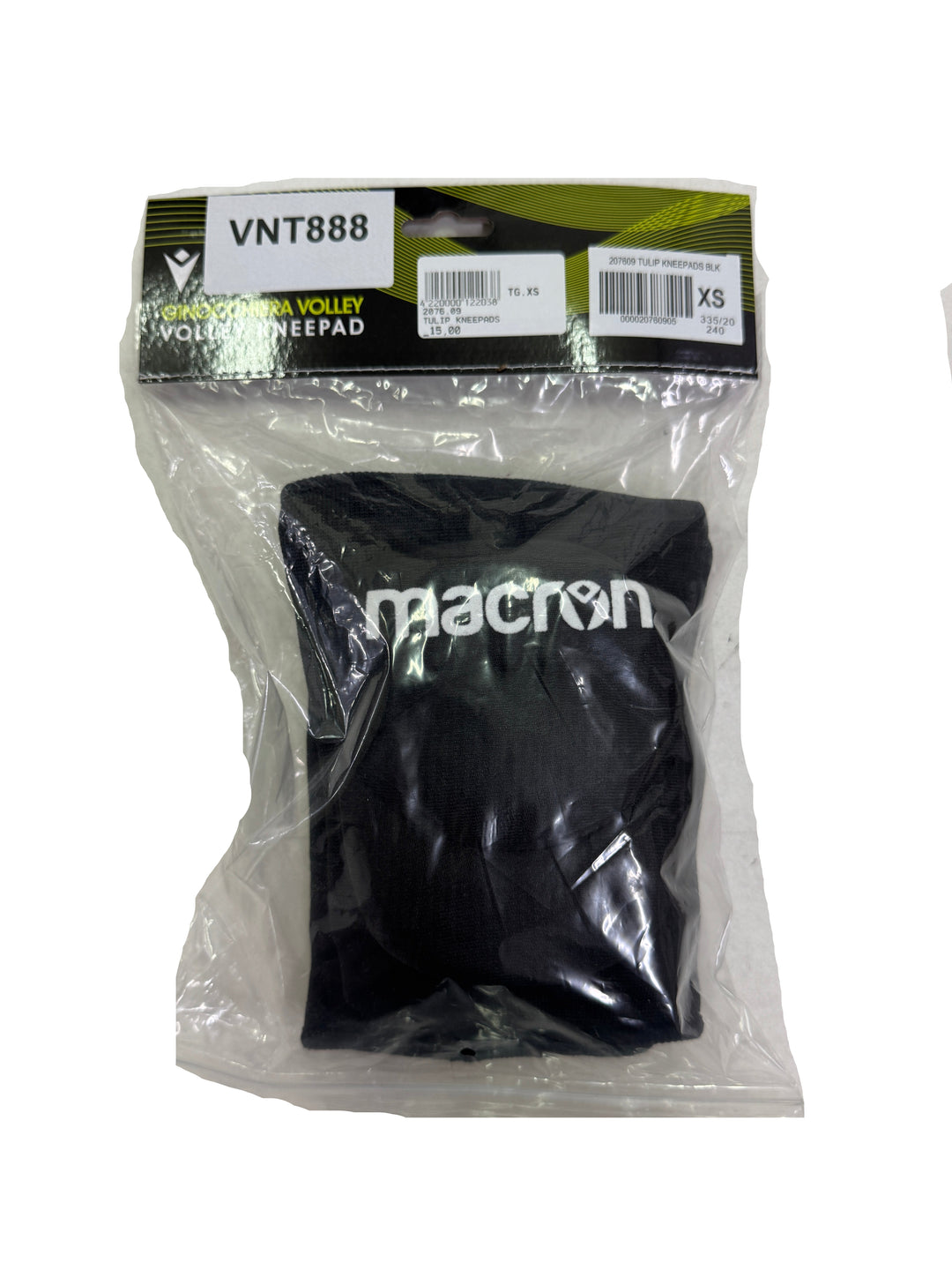 Macron Tulip kneepad ginocchiere volley size XS pallavolo