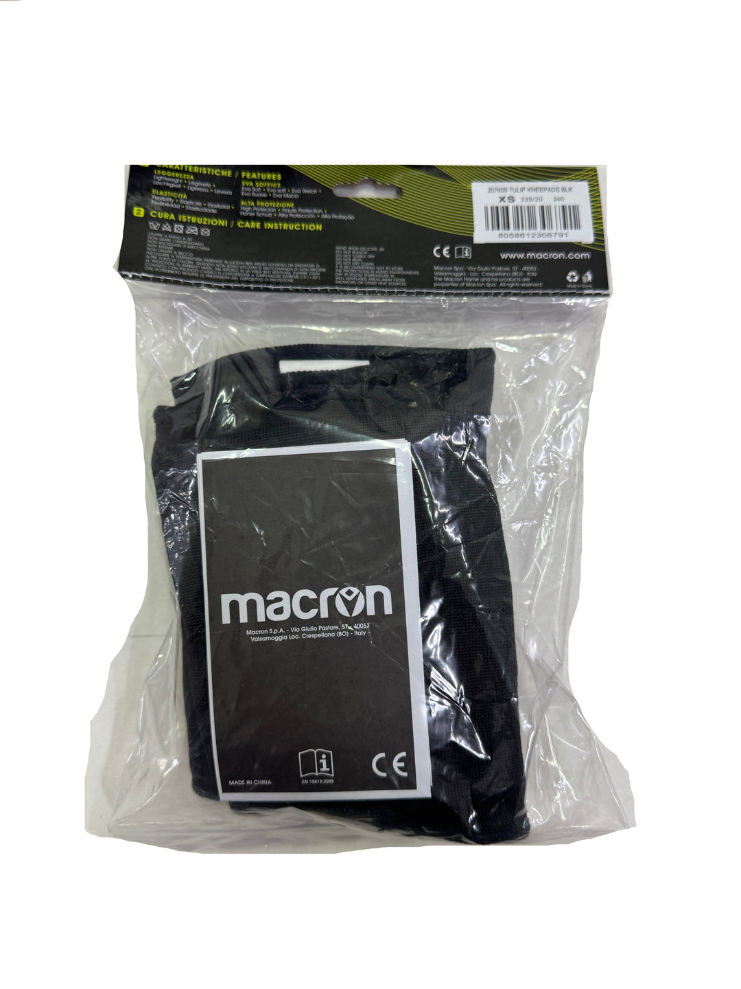 Macron Tulip kneepad ginocchiere volley size XS pallavolo