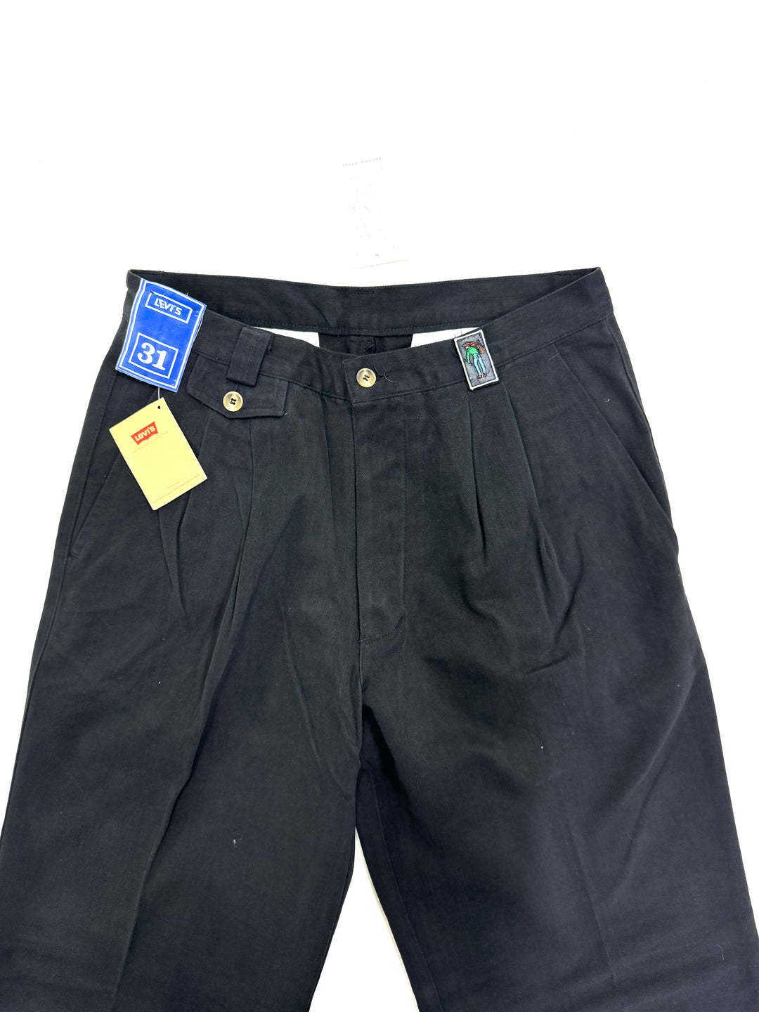 Levi's Guaranteed for over 135 years W31 chino pant anni 80' deadstock Made in Italy