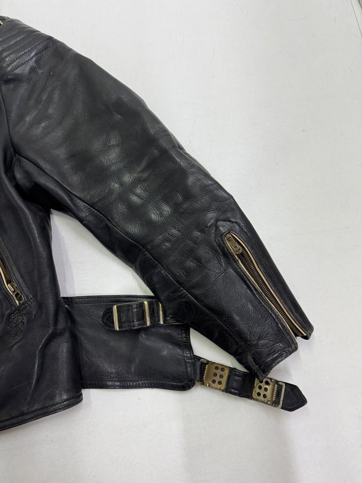 Haelson GN 52 Giacca Chiodo in pelle vintage anni 40'