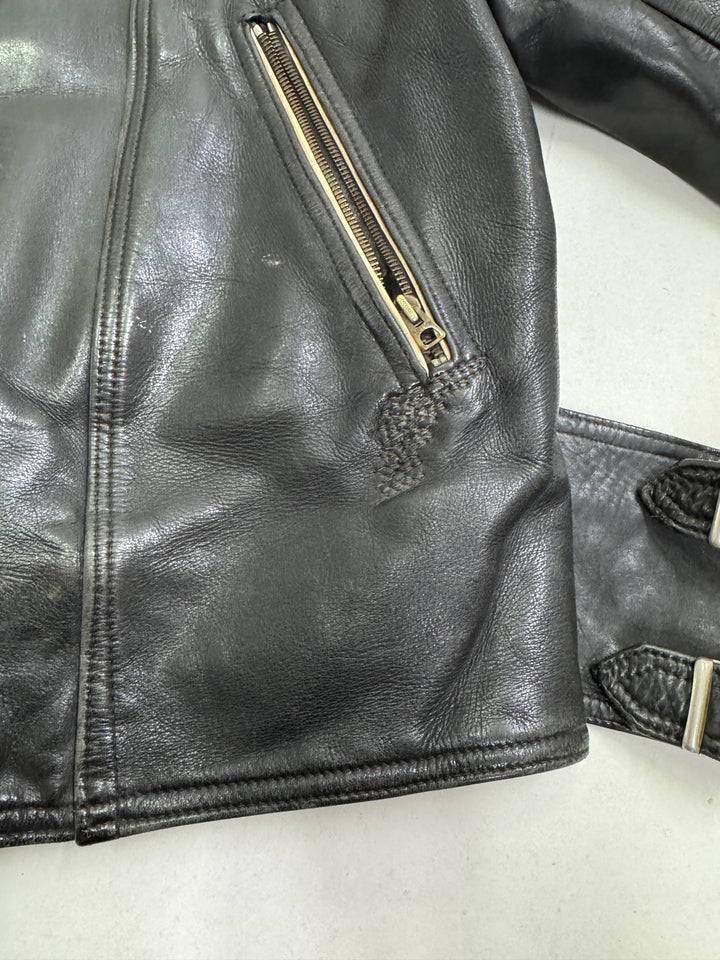 Haelson GN 52 Giacca Chiodo in pelle vintage anni 40'