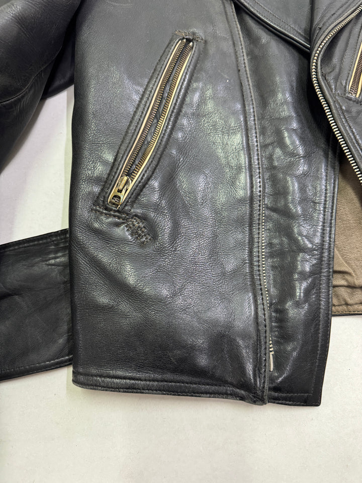 Haelson GN 52 Giacca Chiodo in pelle vintage anni 40'