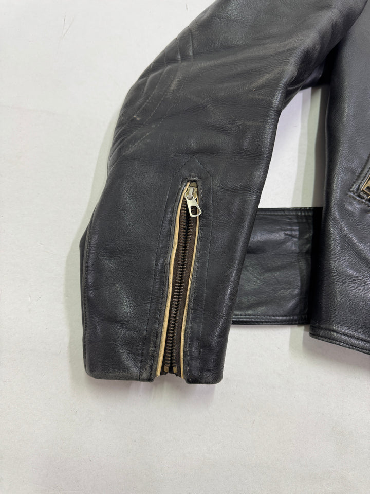 Haelson GN 52 Giacca Chiodo in pelle vintage anni 40'